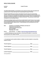 Toxic Mold Disclosure