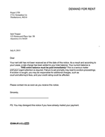 Late Rent - Demand for Payment