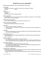 Free Lease Agreement