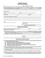 Colorado Official Notice to Quit