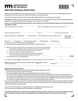 Minnesota Certificate of Rent Paid (CRP)