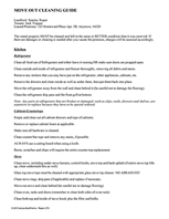 Move-Out Cleaning Guide