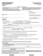 Connecticut Official Complaint - Termination of Lease by Lapse of Time