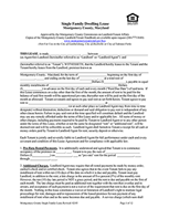Montgomery County Maryland Lease Agreement (Single-Family)