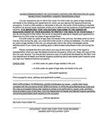 NYC Child Notice for Lead Paint Compliance