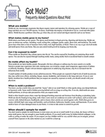Washington State Department of Health Mold Pamphlet 