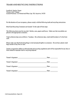 Washington Notice of No-Smoking Policy