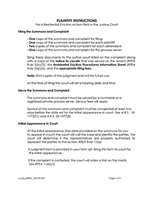 Arizona Eviction (F.E.D). Packet