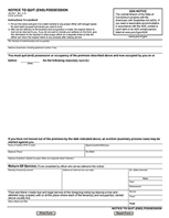 Connecticut Notice to Quit Possession