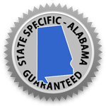 Alabama Lease Agreement Guarantee Seal