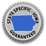 Iowa Lease Agreement Guarantee Seal