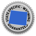 Wyoming Lease Agreement Guarantee Seal