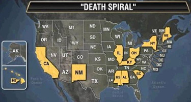 Death Spiral States & Real Estate Investing