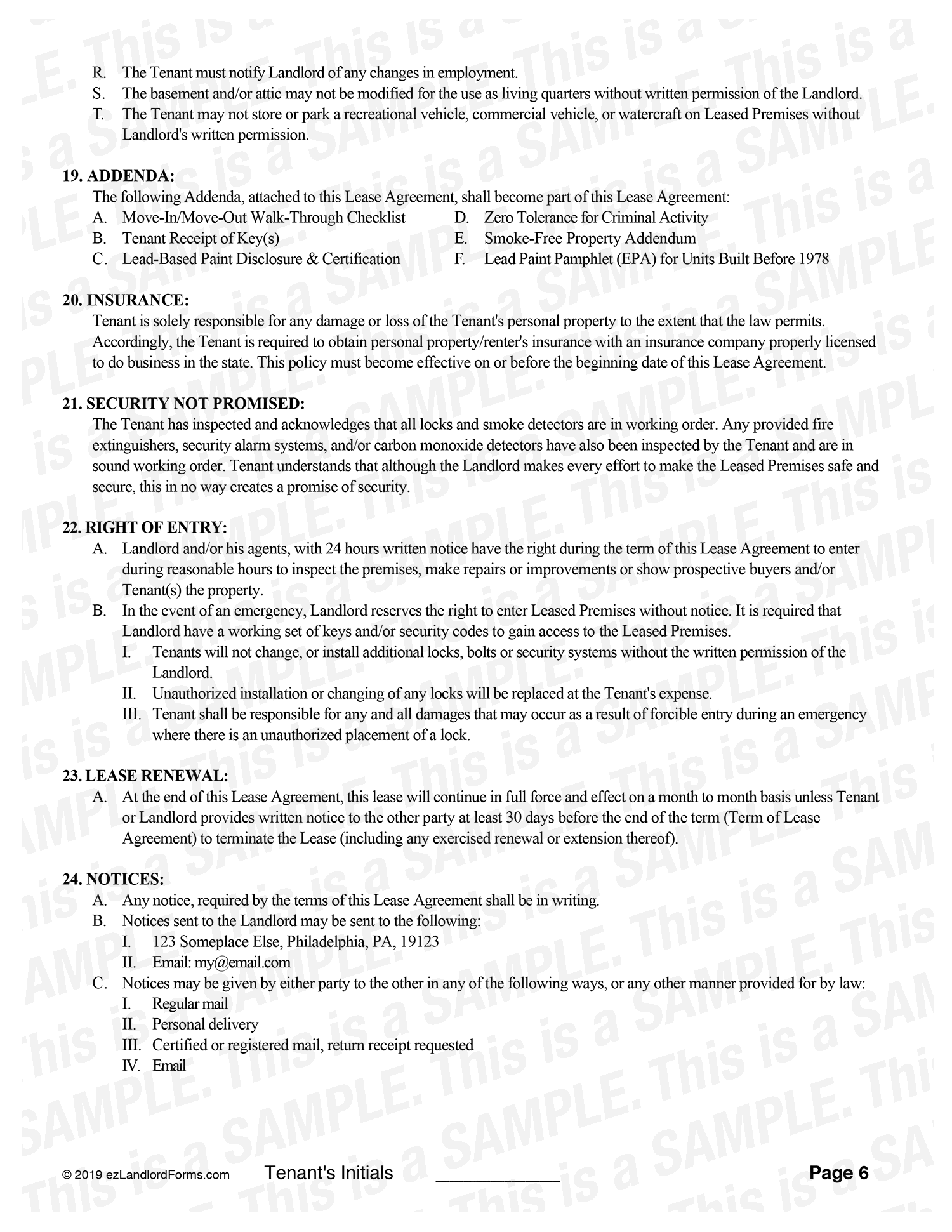 Not Renewing Lease Letter Florida from www.ezlandlordforms.com