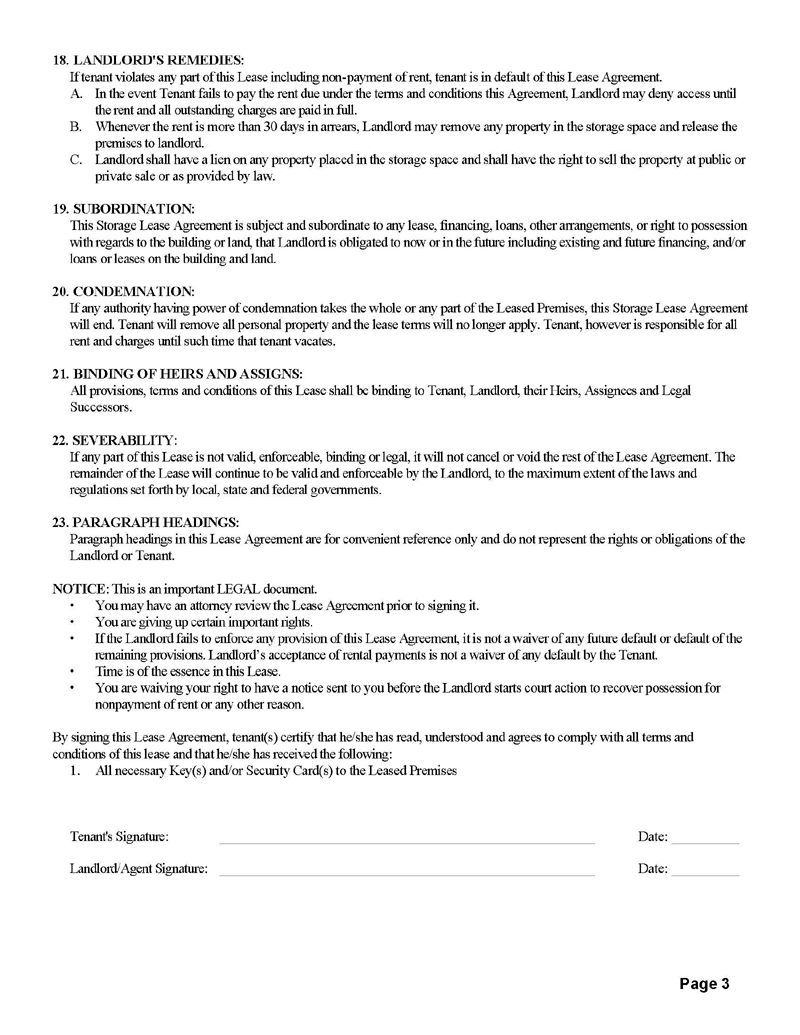 Parking Space Lease Agreement Template from www.ezlandlordforms.com
