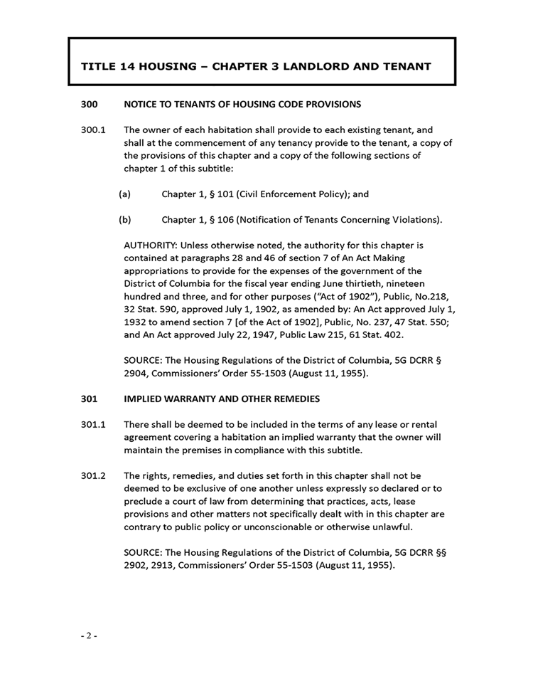 Apartment pest control notice to tenants information