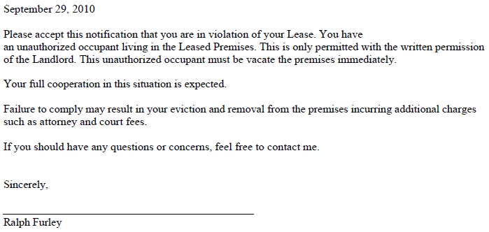 Remove Name From Lease Letter Sample from www.ezlandlordforms.com