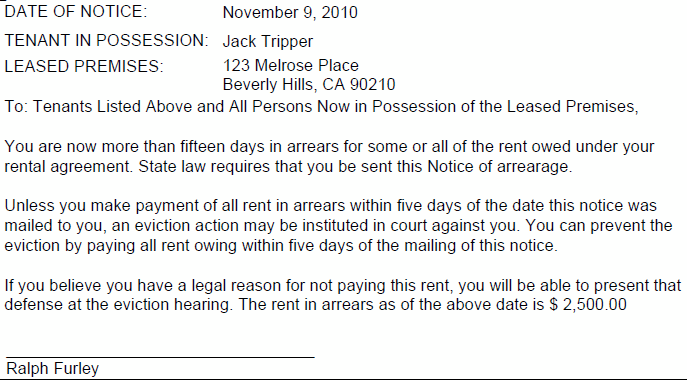 Rhode Island 5 Day Demand For Rent  EZ Landlord Forms