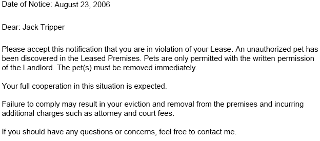 Landlord Letter To Tenant Breaking Lease from www.ezlandlordforms.com