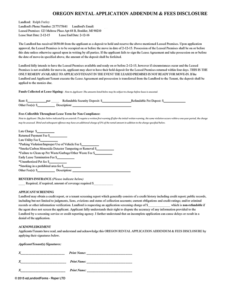 free rental lease application forms ez landlord forms renters application