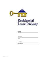 Residential Lease Agreement with ezSign