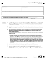 Notice letter to tenant to move out