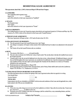 rental lease agreement rental agreement forms ez landlord forms
