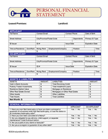 Personal Financial Statement