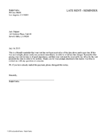 late rent letters barca fontanacountryinn com sample letter to increase rent