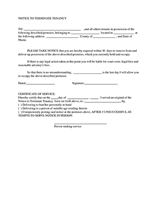 How to write end of tenancy letter