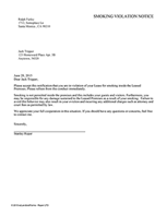 Sample letter from landlord to tenant notice to vacate for renovation