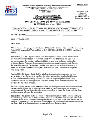 tenant move out notice vacating tenant notices ez landlord forms