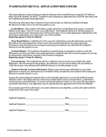 house rental applications